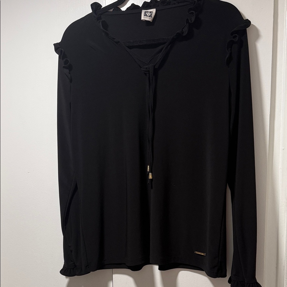 Anne Klein Black Women's Top